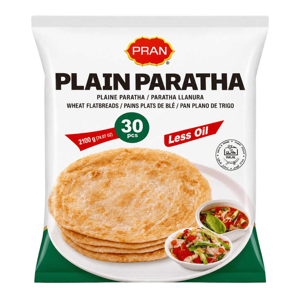 Pran Plain Paratha 30 Pcs 2100 g buy online USA - 1